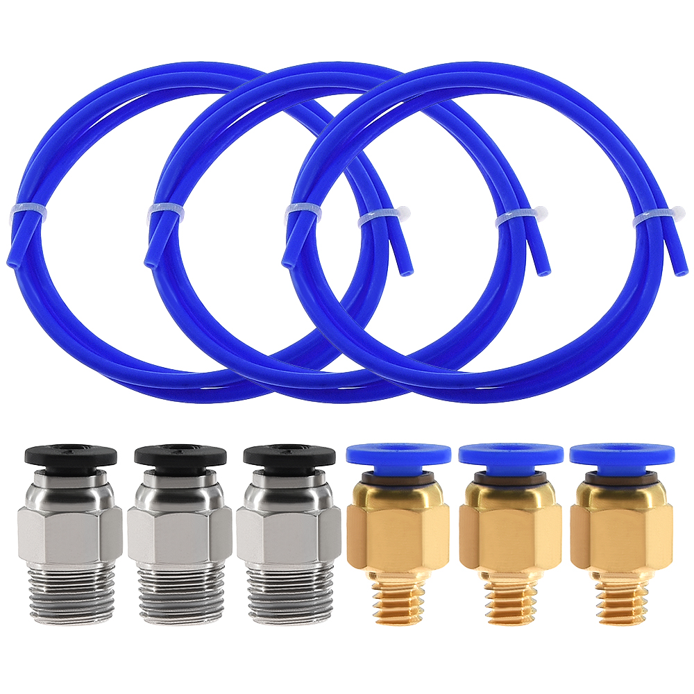 TWO-TREESreg-3-Stuumlcke-1-Meter-Blauer-PTFE-Schlauch--3-PC4-M6-Pneumatische-Steckverbinder--3-PC4-M-1562162-1